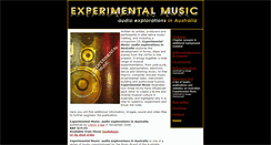 Desktop Screenshot of experimentalmusicaustralia.net