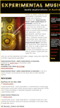 Mobile Screenshot of experimentalmusicaustralia.net